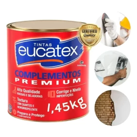 Foto Massa Corrida Pva Eucatex Premium Acabamento Perfeito 1,5kg