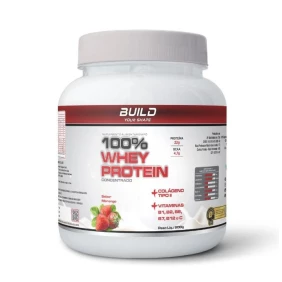 Foto Whey `Protein 100% Concentrado Morango