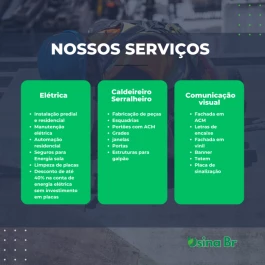 Outros serviços UsinaBr 