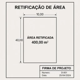 Foto RETIFICAÇÃO DE ÁREA