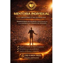 Foto Mentoria Individual para Oradores e Palestrantes