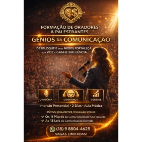 Foto Formação Oradores e Palestrantes: Gênios da Comunicação