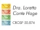 Logo de Dra. Loretta Hage