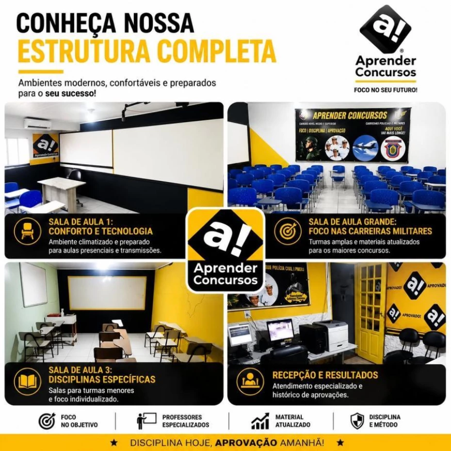 Foto 13:  — Aprender Concursos  -   Reforço Escolar 