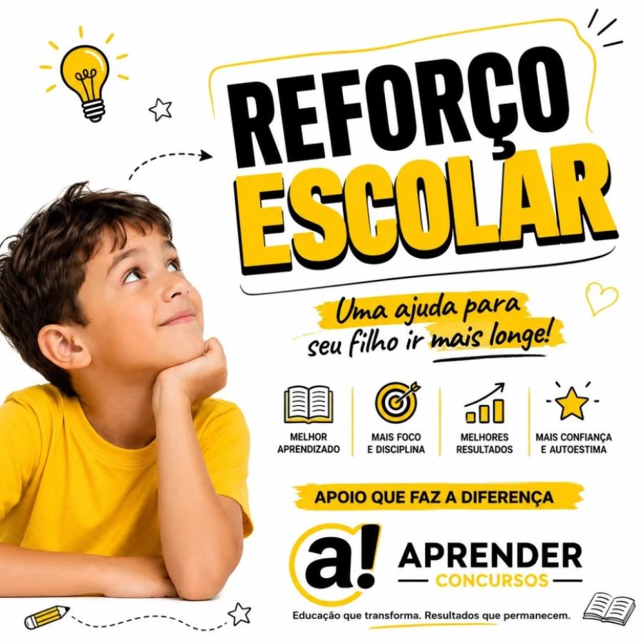 Foto 3:  — Aprender Concursos  -   Reforço Escolar 