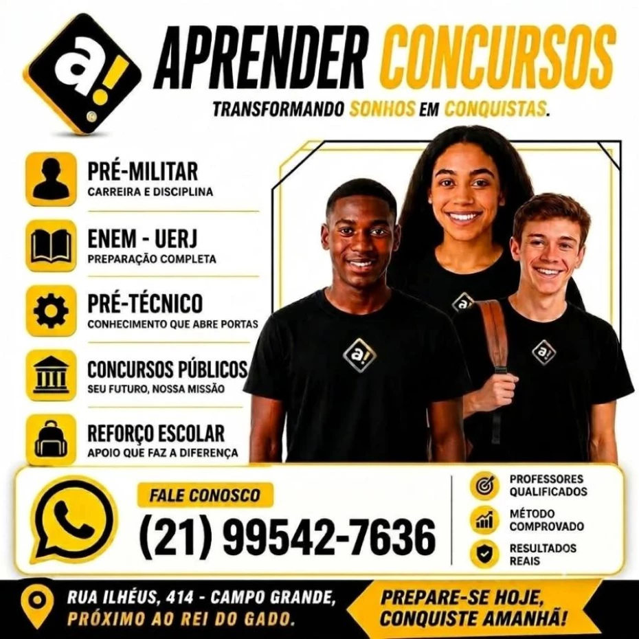 Foto 2:  — Aprender Concursos  -   Reforço Escolar 