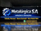Logo - Metalugica SA Solução em Ferro e Aço