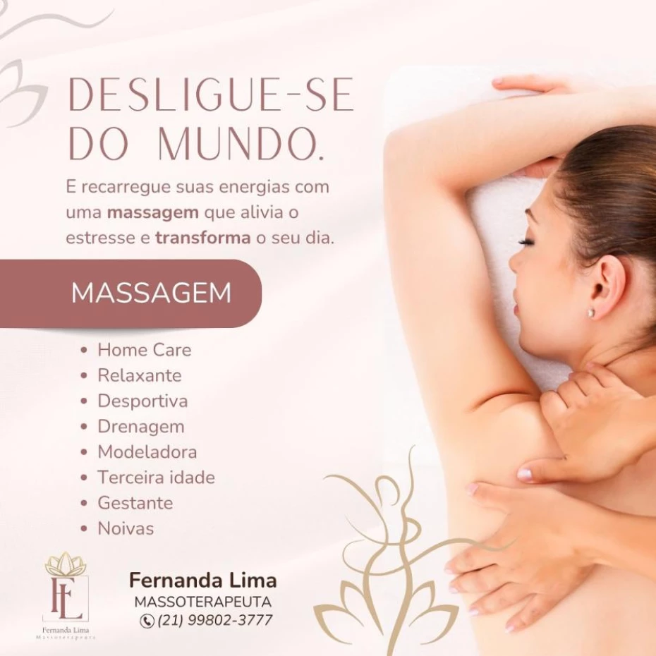 Foto 4:  — Fernanda Lima Massoterapeuta Integrativa