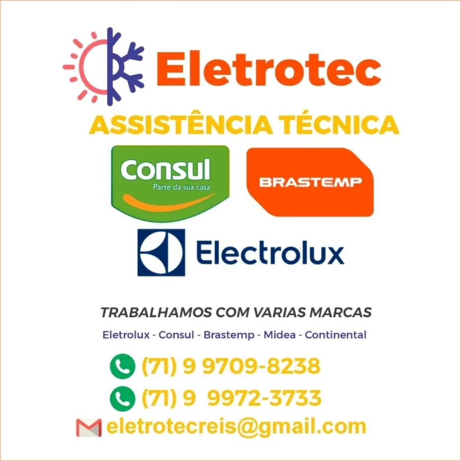 Foto 1:  — Eletrotec Assistência Técnica em Refrigeração 