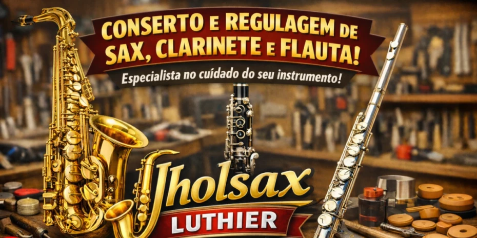 Foto 1:  — Jholsax Luthier Instrumentos Sopros