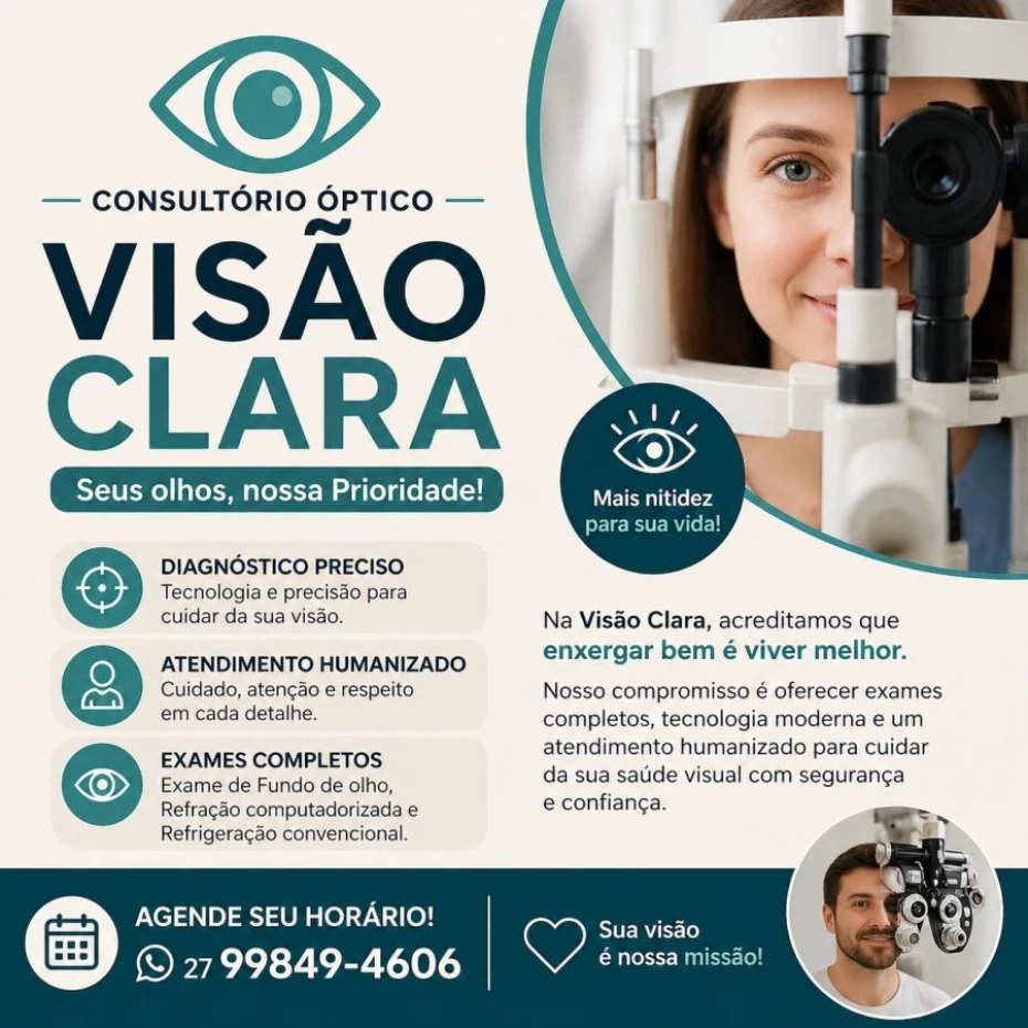 Foto 3:  — Consultório Óptico Visão Clara