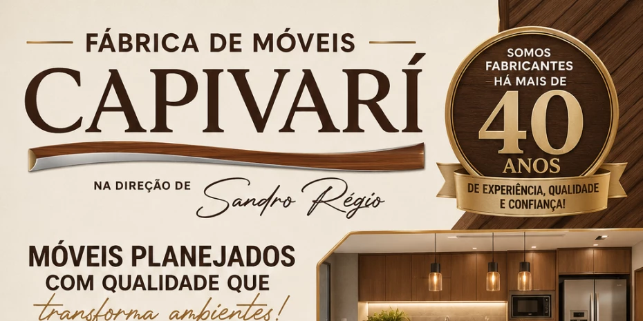Foto 1:  — Fábrica de Móveis Capivarí 