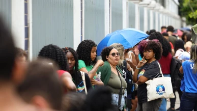Foto: Enem 2025: Candidatos fazem provas do segundo dia até 18h30