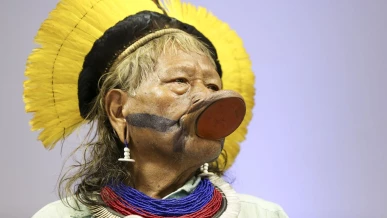 Foto: Internado, cacique Raoni tem saúde estável e respira sem aparelhos
