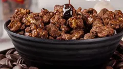 Pipoca Gourmet Sabor Chocolate Meio Amargo