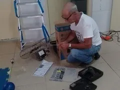  ventiladores parede instalação  manutenção reparos consertos para melhor bem estar do ambiente com uma temperatura confortavel 