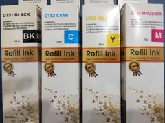REFIL DE TINTA COMPATÍVEL GT51/52 - Para HP