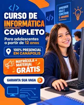 Curso de informática para adolescentes (presencial)