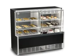 Balcão Vitrine Expositor Quente e Frio / Estufa e Refrigerado Gelopar. meqa 1,40m 127v.