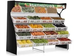 VASCA HORTIFRUTI LATERAL COM ESPELHO MHLE-16 - GELOPAR.