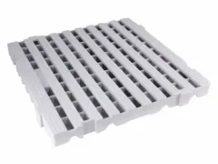 Estrado Plastico 50X50X5 Branco ou Preto - Lar Plasticos.