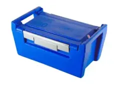 Caixa Térmica Hot Box Horizontal 30 Litros Azul Eco Sinal.