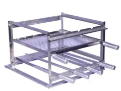 Suporte para Churrasco Fast Gourmet Luxo com 4 Espetos e Grelha.