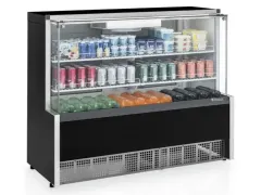 Vitrine Refrigerada Ar Forçado 1,40m Linha Aurora GELOPAR GPFA-140R.