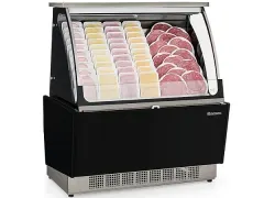 Vitrine Refrigerada Auto Atendimento Filetado Linha Elegance Super GSRA 110F PR - Gelopar.