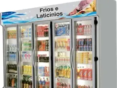Expositor Auto Serviço Frios e Laticínios 5 Portas Polofrio.