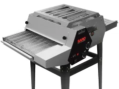 Assador em esteira para pizzas de 50cm a gás GLP.