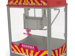 Máquina Pipoqueira Inox - Braesi.