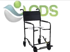 CADEIRA DE BANHO MODELO 201 APOIO P/PES FIXO 85KG PRETA - CDS