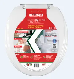 Assento Elevado Oval 13,5cm