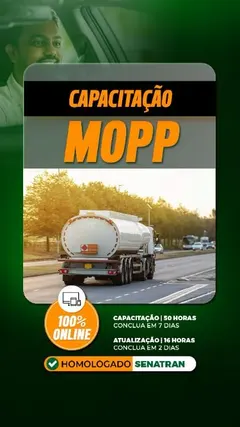 CONDUTOR DE TRANSPORTE MOPP