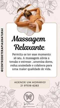 Massagem relaxante