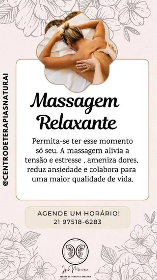 Massagem relaxante 
