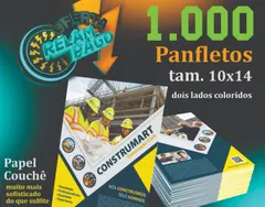 Panfletos 10x15 personalizado