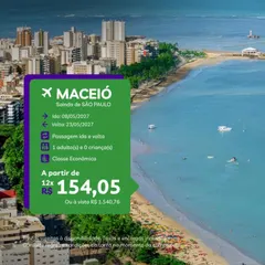PASSAGENS AÉREAS MACEIÓ 