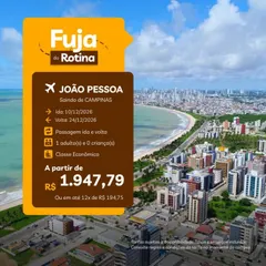 PASSAGENS AÉREAS  JOAO PESSOA 