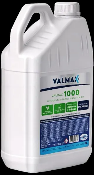 Valmax 1000 – Detergente Desincrustante Alcalino 5L