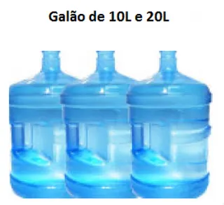Água 10L e 20L