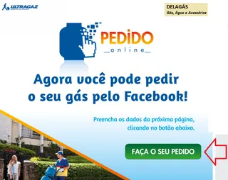 Faça o seu pedido pelo Facebook!