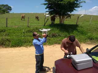Topografia com drone