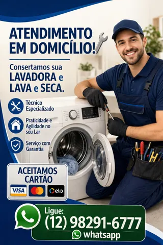 Assistência técnica de Lava e seca e lava louça    Edcarlos melhor de Taubaté, foto 2