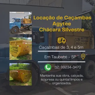Locação de Caçambas Agytee, foto 1