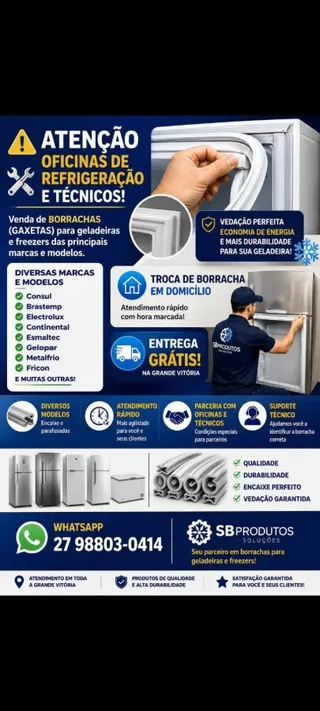 SB Produtos e Soluções em Borracha Geladeira, foto 1