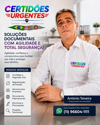 Certidões Urgentes Assessoria em Documentação e Regularização, foto 1