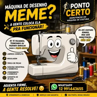 Ponto Certo Manutenção em Máquinas de Costura, foto 1