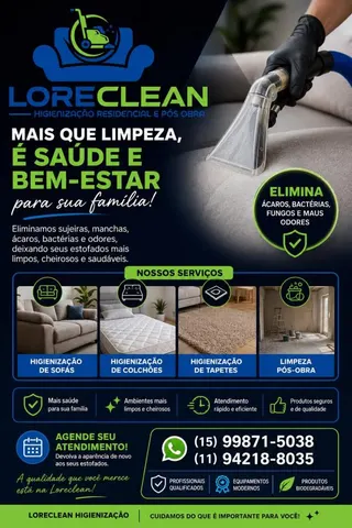 Lore Clean Higienização Residencial e Pós Obra, foto 4